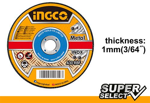 Abrasive metal cutting disc
