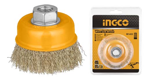Wire cup brush