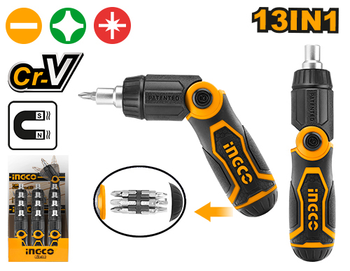13 In 1 ratchet screwdriver set