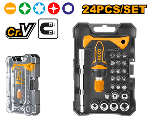 31 Pcs T-handle wrench screwdriver set
