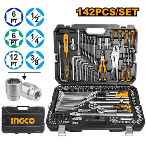 142 Pcs combination tools set