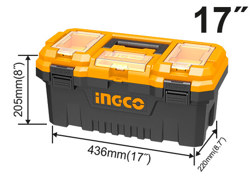 17" Plastic tool box