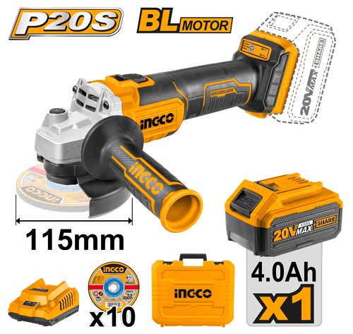 Cordless angle grinder