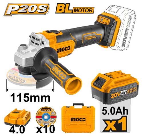 Cordless angle grinder